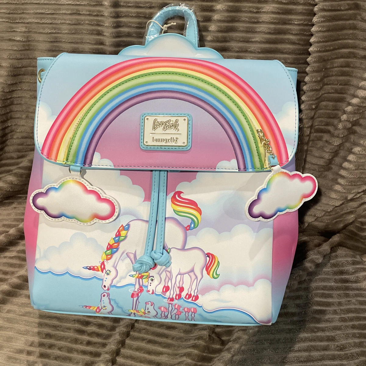 Loungefly Lisa Frank Rainbow Unicorn Mini Flap Wallet