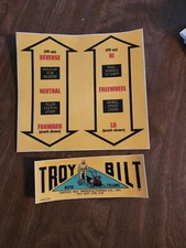 Horse 1 decal set for older tillers