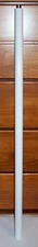 36" TALL WHITE PLASTIC STANDARD CANDLE COVER 1 1/4" O.D. LAMP PART NEW 50273J 