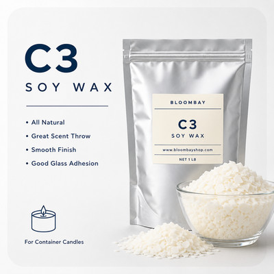 NatureWax C-3 Soy Wax for Container Candle Making
