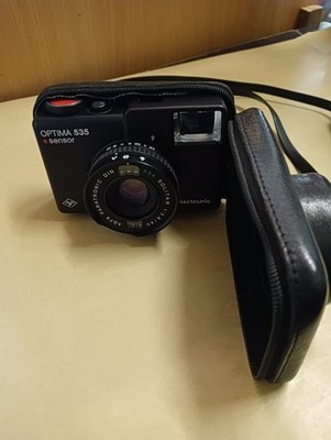 Klassische Agfa Optima 535 Sensor Sucherkamera Designklassiker, Jahr1976