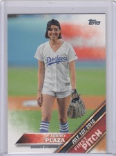 2016 Aubrey Plaza Topps FIRST PITCH Insert #6 - Parks & Rec April Actress