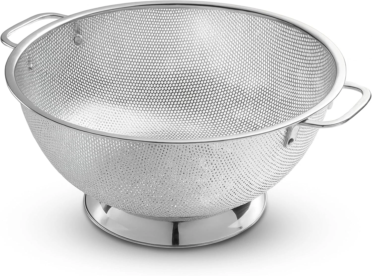 Colador de Acero Inoxidable con Mango para Cocina Pasta Vegetales y Frutas Kit