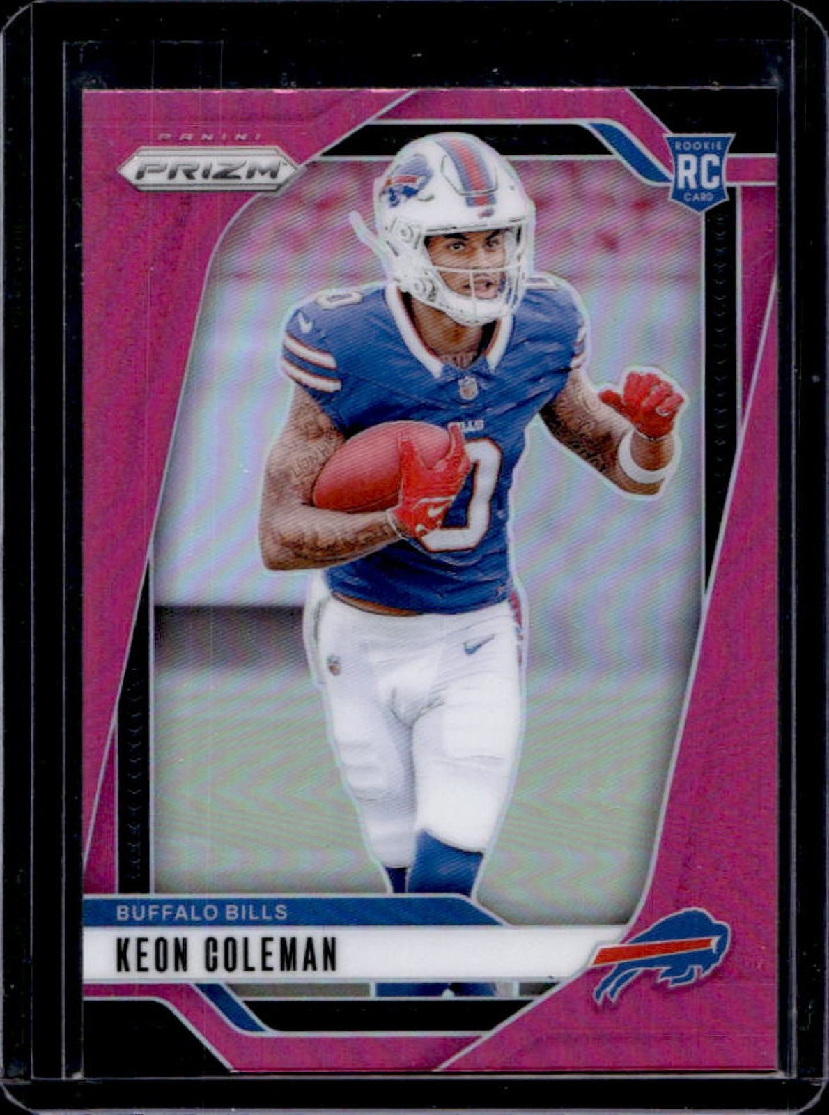 2024 Prizm Keon Coleman RC Pink Rookie #362 Bills