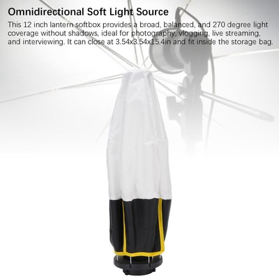 Lantern -Softbox 12 -Zoll -Omnidirektionallicht -Diffusor -Softbox 8
