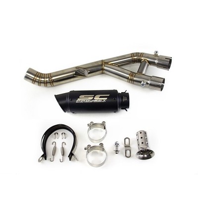 For Yamaha YZF-R1 R1M 2015-2024 Exhaust System Mufflers Mid Pipe for MT-10 15-21