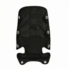 Diving BCD Dorsal Padding Metal Eyelets Sports Gear Black