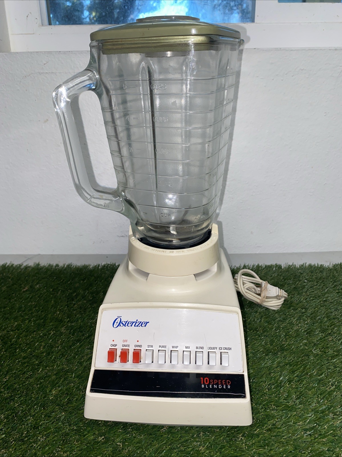 Vintage Sunbeam Oster Osterizer Blender 890-08N 10 Speed 5 C