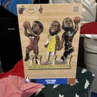 LeBron James Miami Heat Lakers & Cleveland 4X Champion Triple Bobblehead NBA