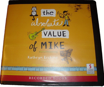 AUDIOBOOK:  'The Absolute Value Of Mike'  by Kathryn Erskine 5 CD Set  Ex-Lib C7