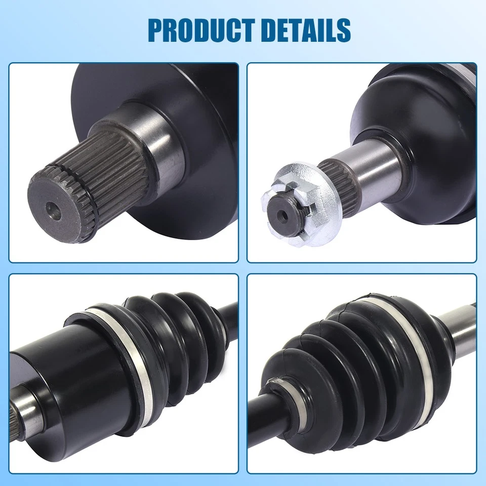 Par de eixo traseiro esquerdo direito CV eixo de transmissão para 2013-2016 Arctic Cat Wildcat X 1000 - Imagem 2 de 4