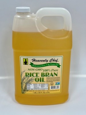 Rice Bran Oil - 1 GALLON - Ideal for Cooking, Baking & Frying