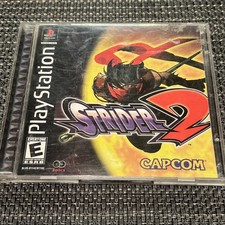 Strider 2 (Playstation 1, 1999 PS1) 2 CD's Manual Case Complete CIB registration