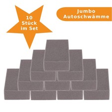 10x Autoschwamm Set Jumbo Reinigung Waschschwamm Fenster Autowäsche 200x120x55mm