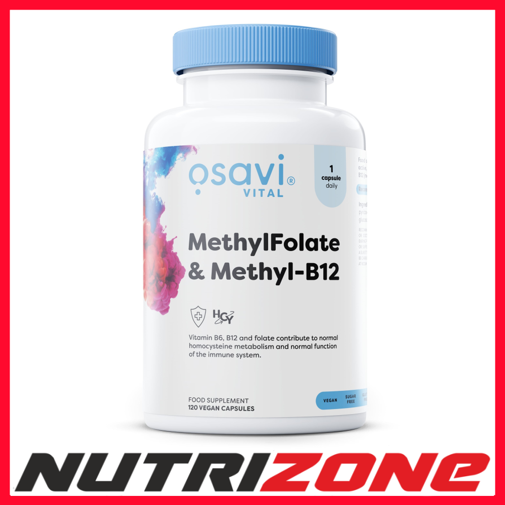 Osavi MethylFolate & Methyl-B12 - 120 vegan caps