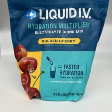 Liquid Iv Golden Cherry Hydration Multiplier Drink 16 Pack