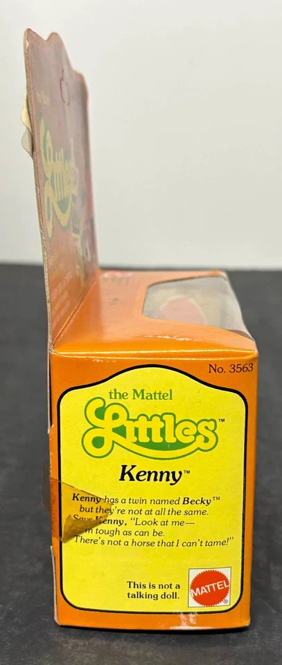 Mattel #3563 1980 The Littles Kenny muñeca Rocking Horse Wagon etc fundido a presión en caja original Foto 2 de 4