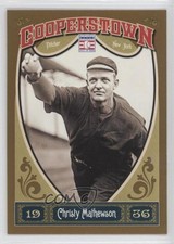 2013 Panini Cooperstown Collection Christy Mathewson #4 HOF 1k3