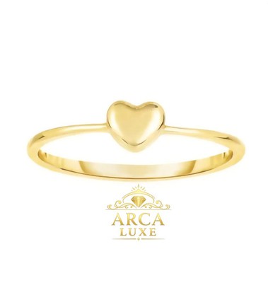14K Gold Mini Heart Ring   ARCA LUXE Size 7