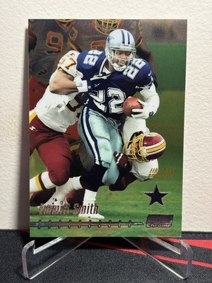 1999 Topps STADIUM CLUB CHROME EMMITT SMITH #30 FIRST DAY ISSUE SSP 044/100