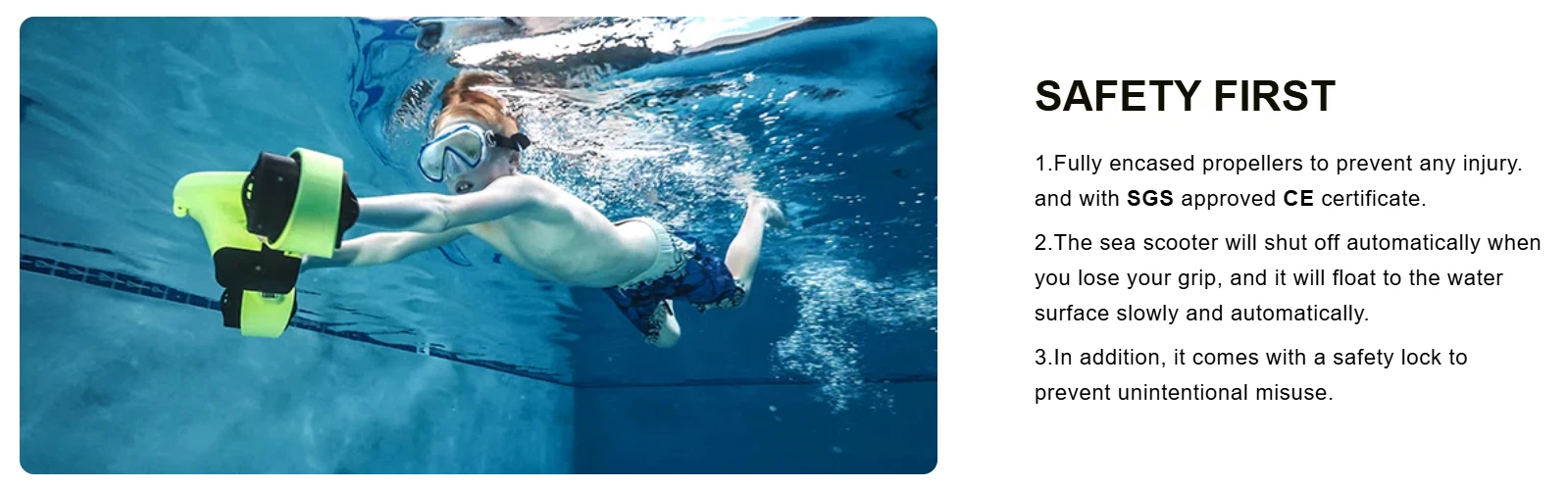 Manta Sea Scooter Unterwasserscooter Aqua Seascooter Unterwasser Tauchjet - 第 11/24 张图片