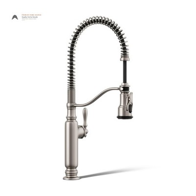 Kohler 77515-VS Tournant Semi-Pro Pull-Down Kitchen Faucet Vibrant Stainless