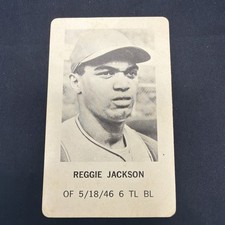 1969 Milton Bradley #NNO Reggie Jackson Rookie Rc HOF VGEX 26464