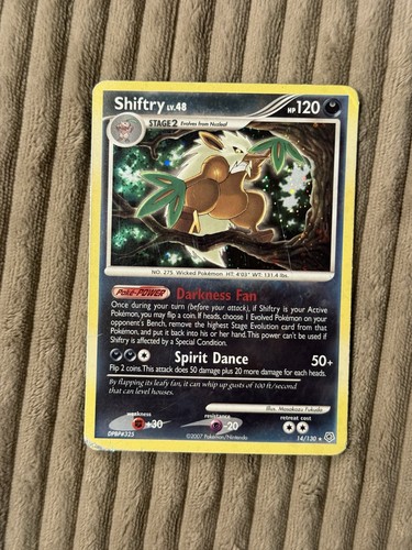 Pokémon TCG Shiftry Diamond & Pearl 14/130 Holo Holo Rare MP