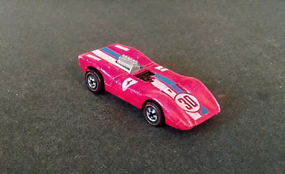 UNRESTORED!! hot wheels redline ferrari 312p flying colors very nice condition - Image 2 of 4