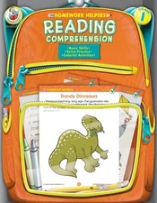 Reading Comprehension, Grade 1 (Homework Helper) - Paperback - GOOD
