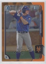 2015 Bowman Draft Chrome Orange Refractor 23/25 David Thompson #124 5yd