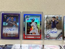 Minnesota Twins Rookie Auto Card Lot w/ Brooks Lee, Walker Jenkins, Keaschell RC