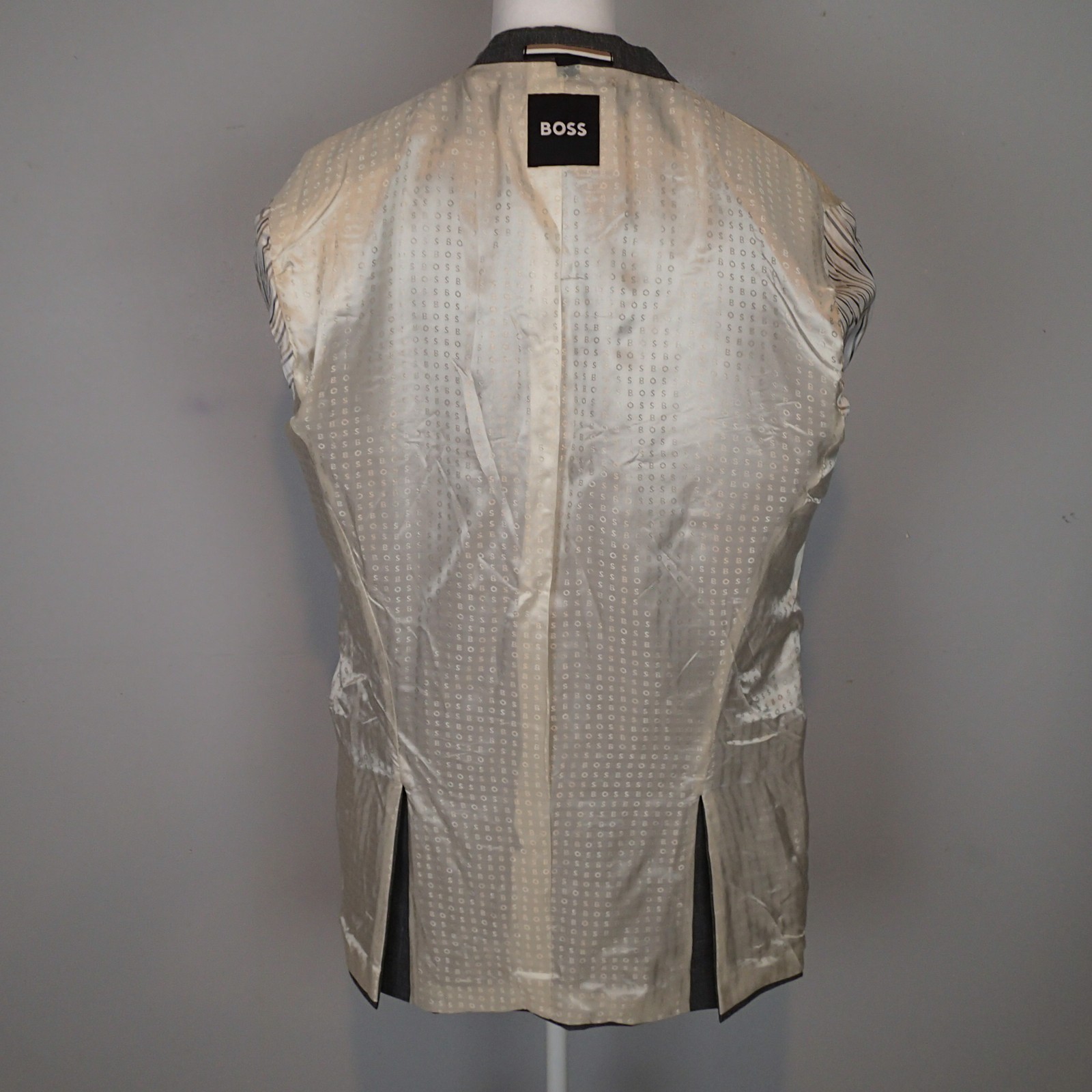 Hugo Boss Marzotto Sport Coat 40L Gray Two Button Blazer Jacket wool/silk/linen thumbnail 10