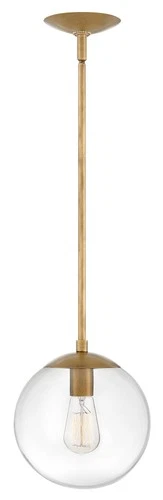 Hinkley Lighting 3747 Brass Warby Single Light 9-1/2"W Mini Pendant - Picture 4 of 12