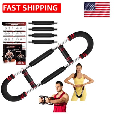 Versatile Twister Arm Trainer with 4 Spring Bars - Strengthen Arms & Shoulders