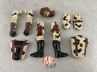 1990 GI JOE 3.75” - ROCK-VIPER (V1 / S9) - 9-PIECE FIGURE PARTS LOT