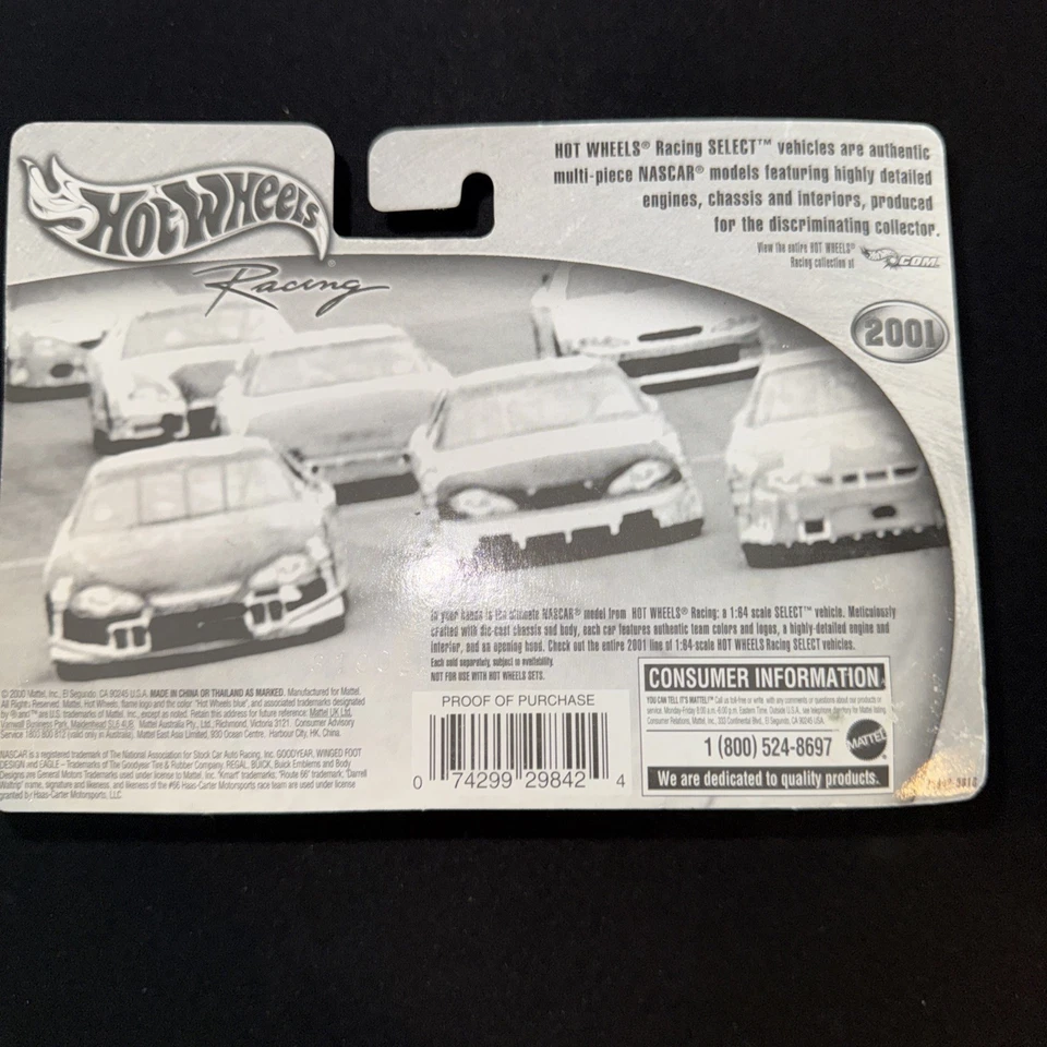 Darrell Waltrip Mountain Dew 1981 2001 Buick Regal 1/64 Hot Wheels Racing Select Foto 2 de 4