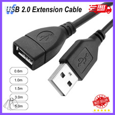 Share High-Speed USB-USB Extension Cable USB 2.0 Adapter Extender Cord Male/Fema