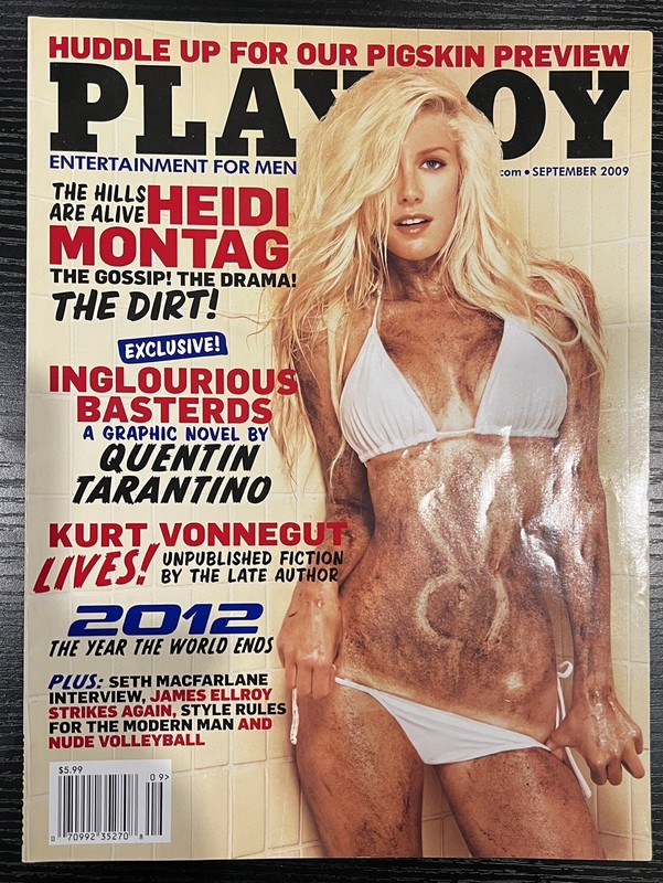 Playboy Magazine September 2009 Cover: Heidi Montag Playmate: Kimberly Phillips