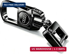 Black Metal Car Keychain Key Ring Accessories