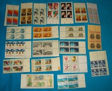 US Postage - 20 Different 20 Cent Plate Blocks of 4, Mint never-hinged Group 1 