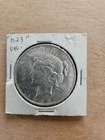 1923 Peace Silver Dollar - 90% SILVER - AU CONDITION NICE COIN!