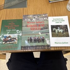 National Hunt Horse Racing Books Bundle Of 3 - Marten Julian - Please See Pics