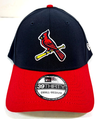 St. Louis Cardinals MLB NE Team Classic Flex-Fit Hat~Dark Navy/Red