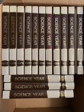 The World Book Science Annual: “Science Year”—years 1973-1987 (exc 1976)-14 vols