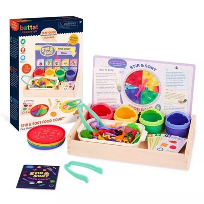 Battat Education Stir & Sort Fine Motor Food Court
