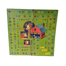 Vtg Elsie The Cow GAME BOARD ONLY Selchow And Righter Company NY, NY Made In USA