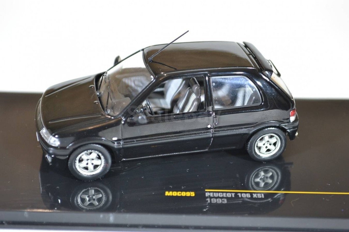 IXO 1/43 PEUGEOT 106 XSi 1993 BLACK Model Car | eBay