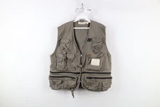Vintage 90s Y2K Streetwear Mens XL Faded Full Zip Tactical Fly Fishing Vest
