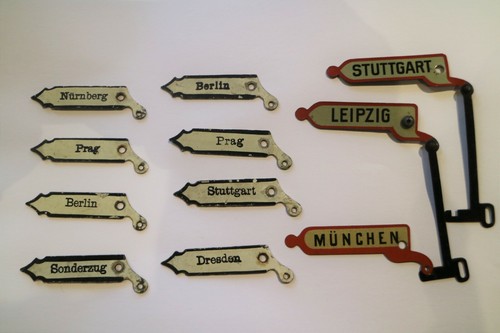 AB912: Señales de destino de tren Marklin vintage o similares listado múltiple - Imagen 4 de 4